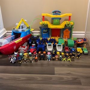 Paw patrol lot.